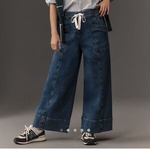 NWT maeve tie waist wide leg jeans